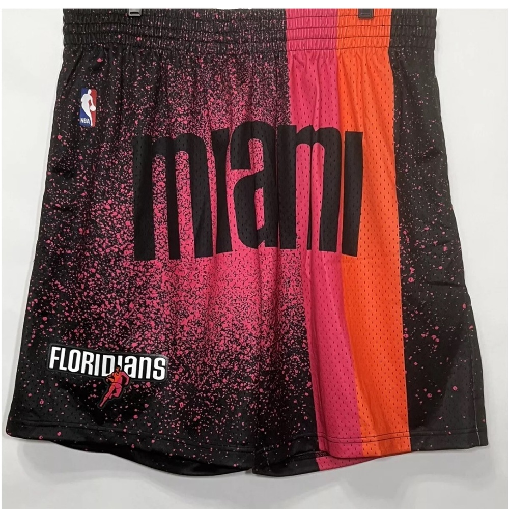 Mitchell & Ness Miami Heat‎ Floridians Basketball Shorts